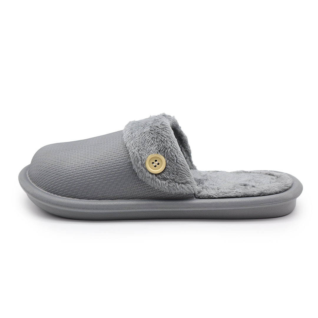 non-slip and warm furry slippers