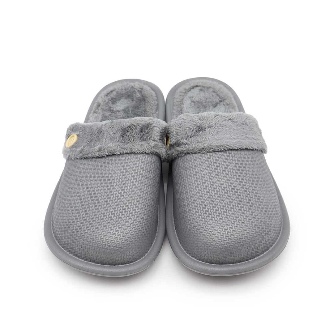 non-slip and warm furry slippers
