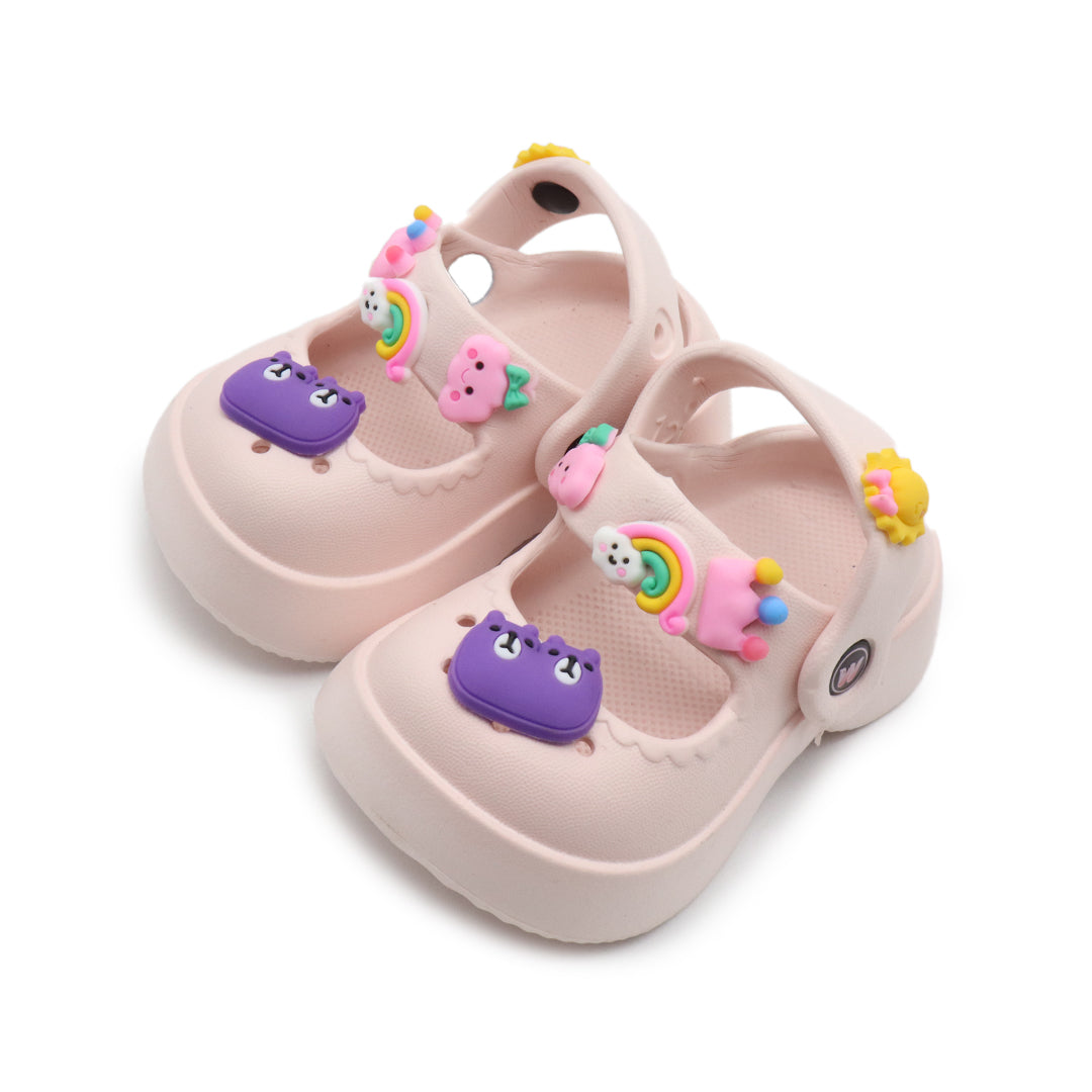 Summer children's slippers cartoon breathable hole shoes sandals