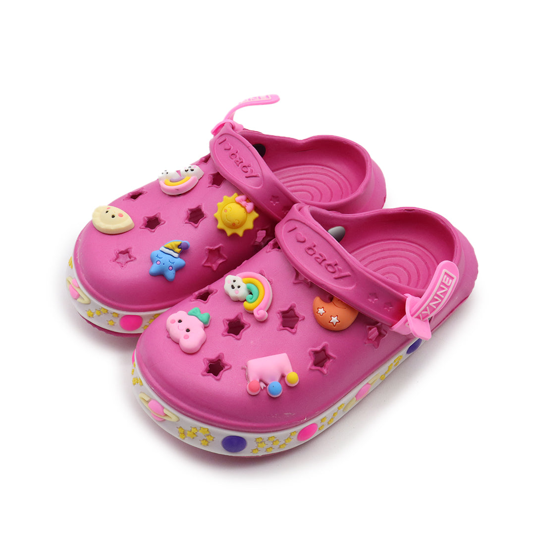 Summer children's slippers cartoon breathable hole shoes sandals