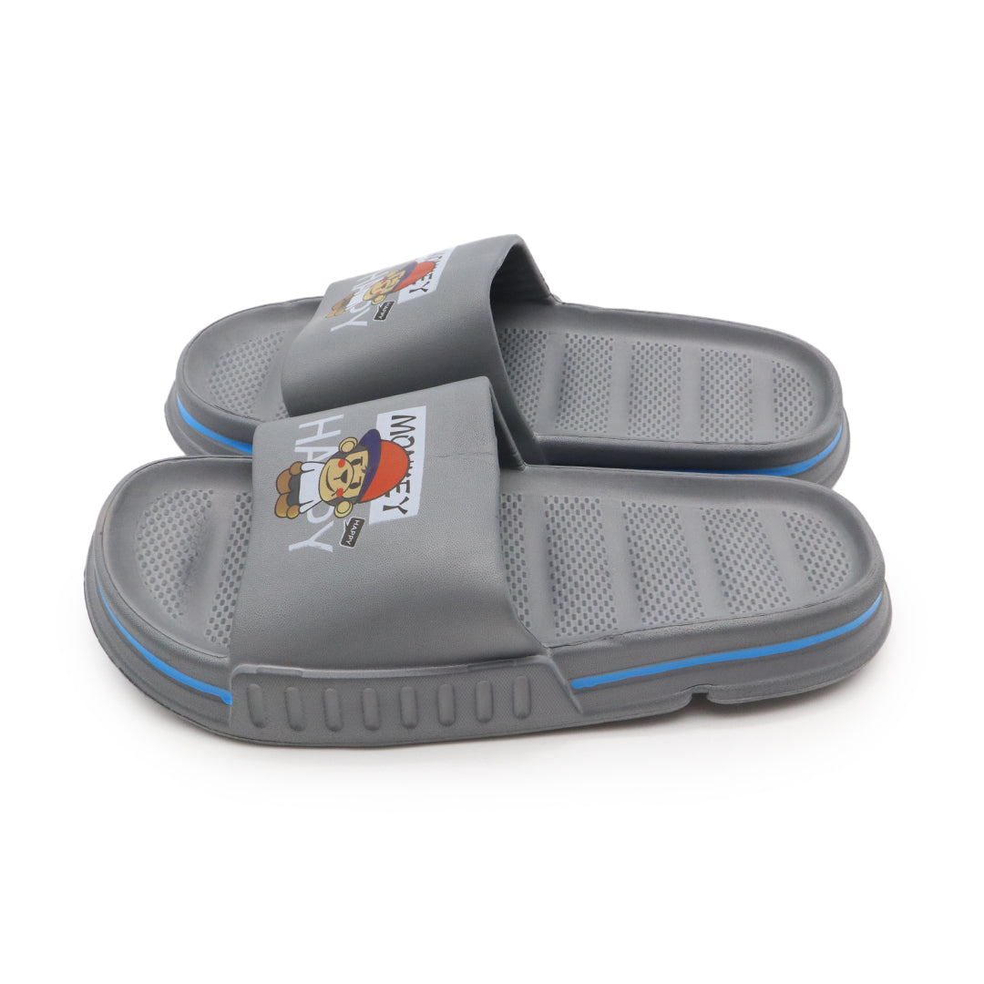 High-end men's slippers for summer outdoor wear thick soles stepping on shit feeling home deodorant bathing non-slip couple sandals for men