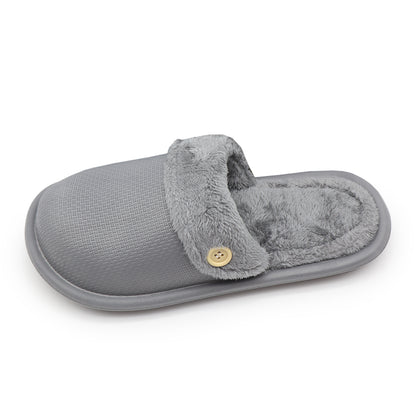 non-slip and warm furry slippers