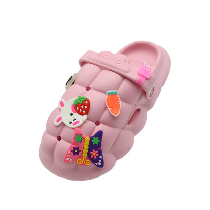 Summer children's slippers cartoon breathable hole shoes sandals