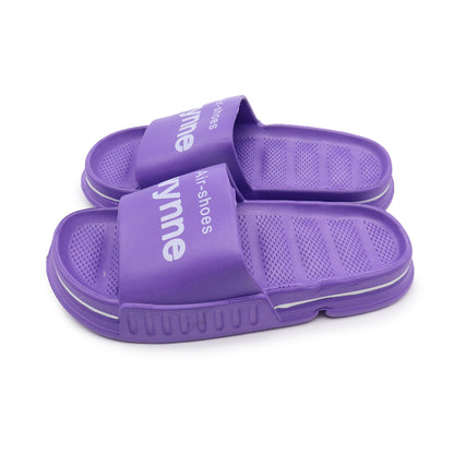 High-end men's slippers for summer outdoor wear thick soles stepping on shit feeling home deodorant bathing non-slip couple sandals for men